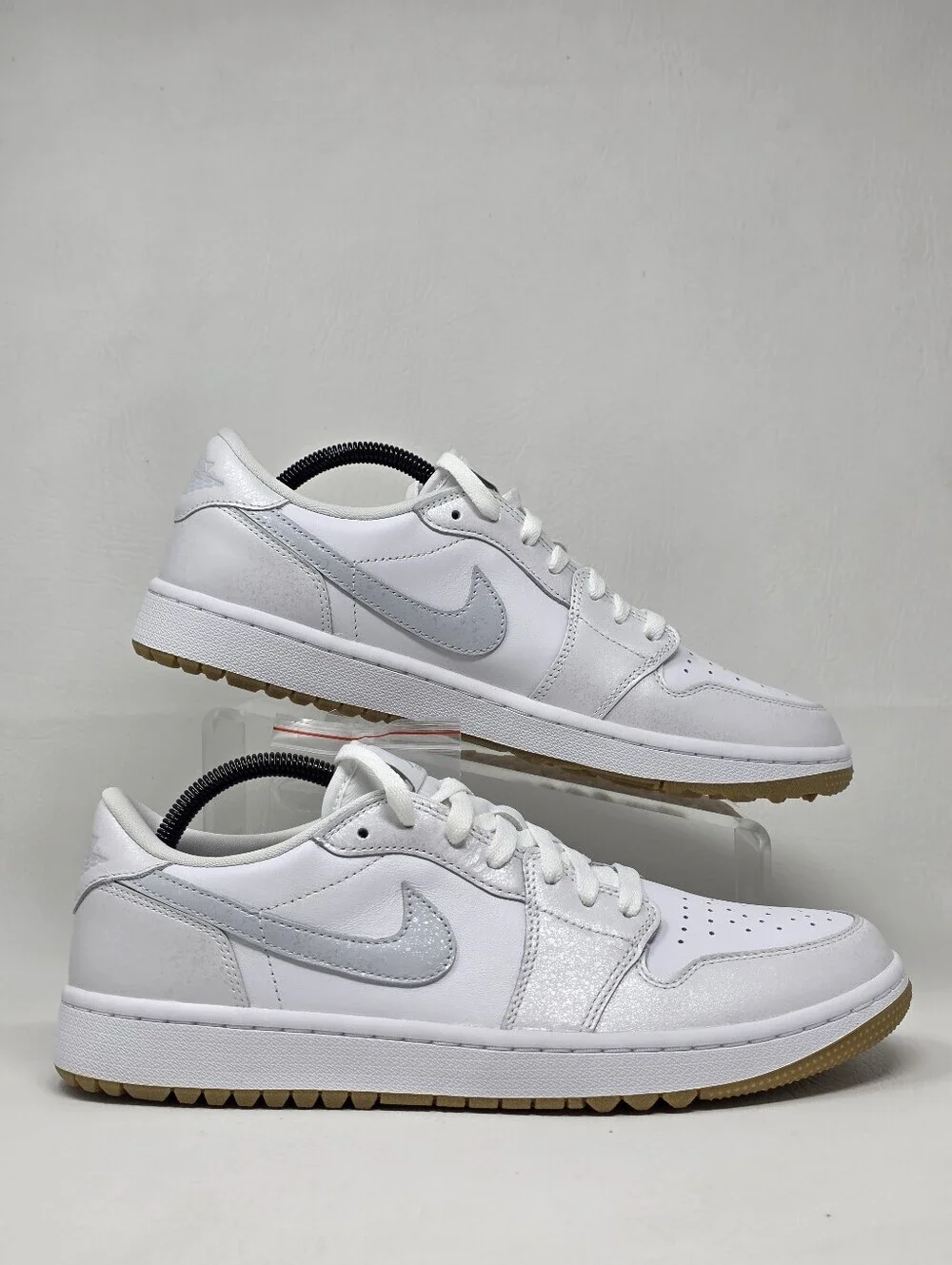 Air Jordan 1 Low G White Gum Men's Size 10.5 DD9315-111 Golf Shoes Sneakers New